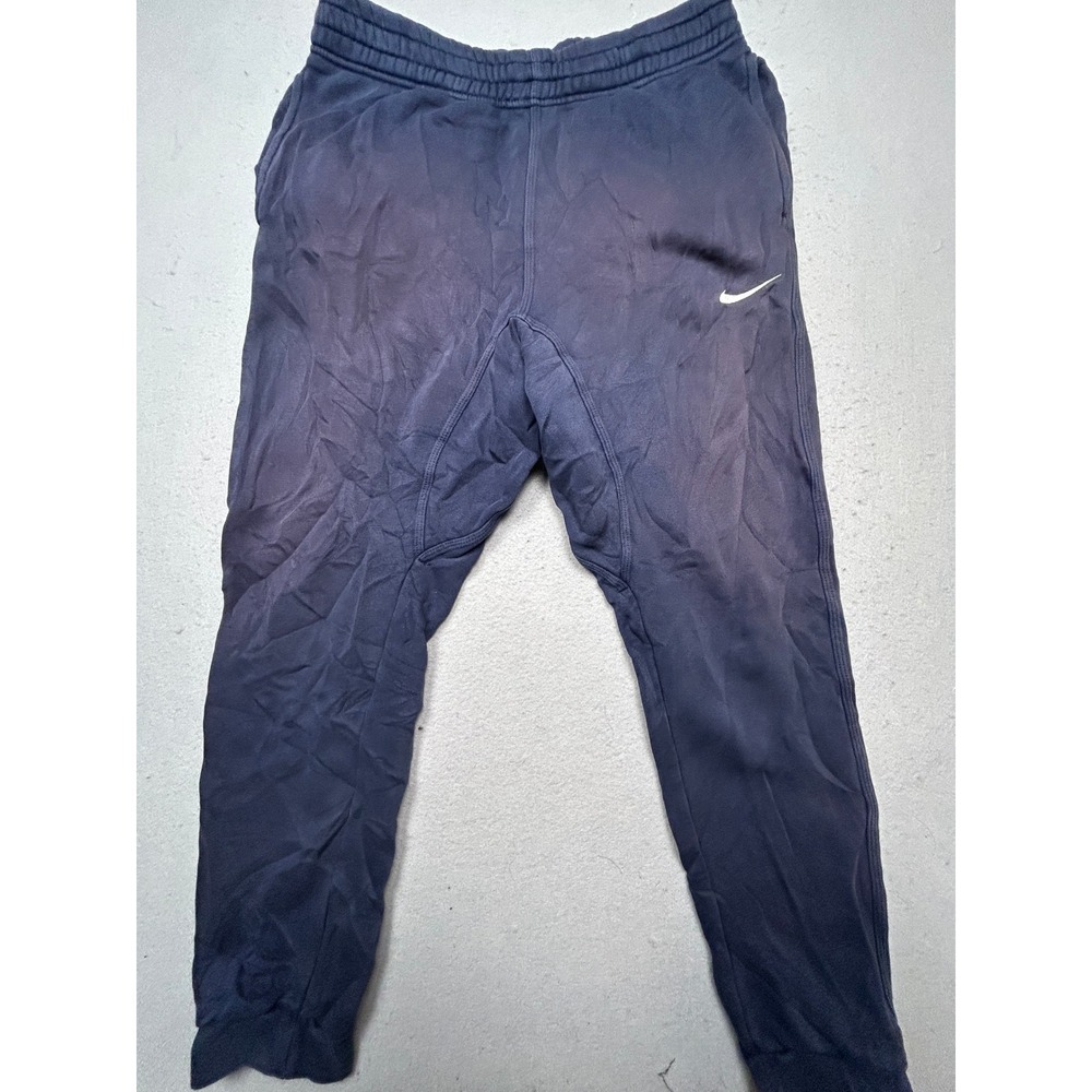 Nike Joggers Cotton Blend Navy Blue Medium Mens